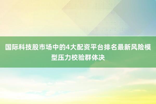 国际科技股市场中的4大配资平台排名最新风险模型压力校验群体决